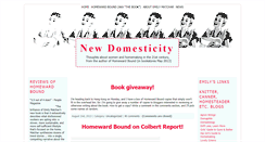 Desktop Screenshot of newdomesticity.com